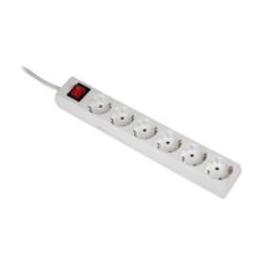 HAMA - Steckdosenleiste - 6 Ausgangsstecker - Weiß (00108833)