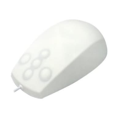 ACTIVEKEY Medical medium - Maus - optisch - 5 Tasten - verkabelt - USB - weiß