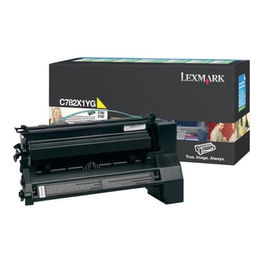 LEXMARK Besonders hohe Ergiebigkeit Gelb Tonerpatrone LCCP, LRP
