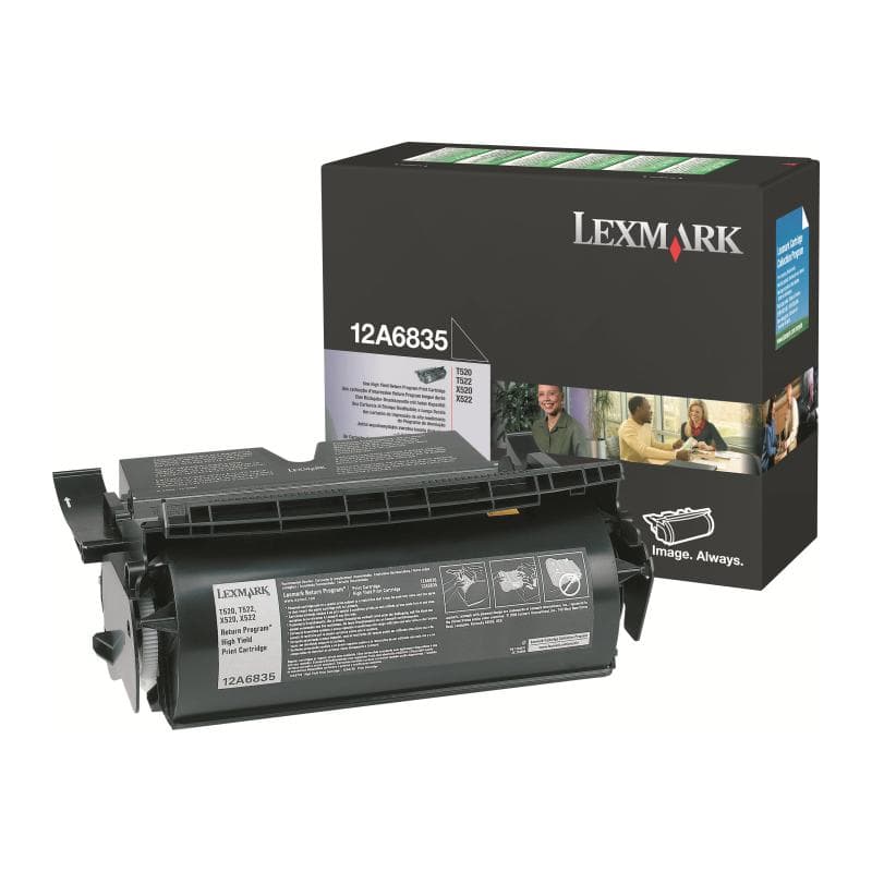 LEXMARK Schwarz Tonerpatrone Prebate