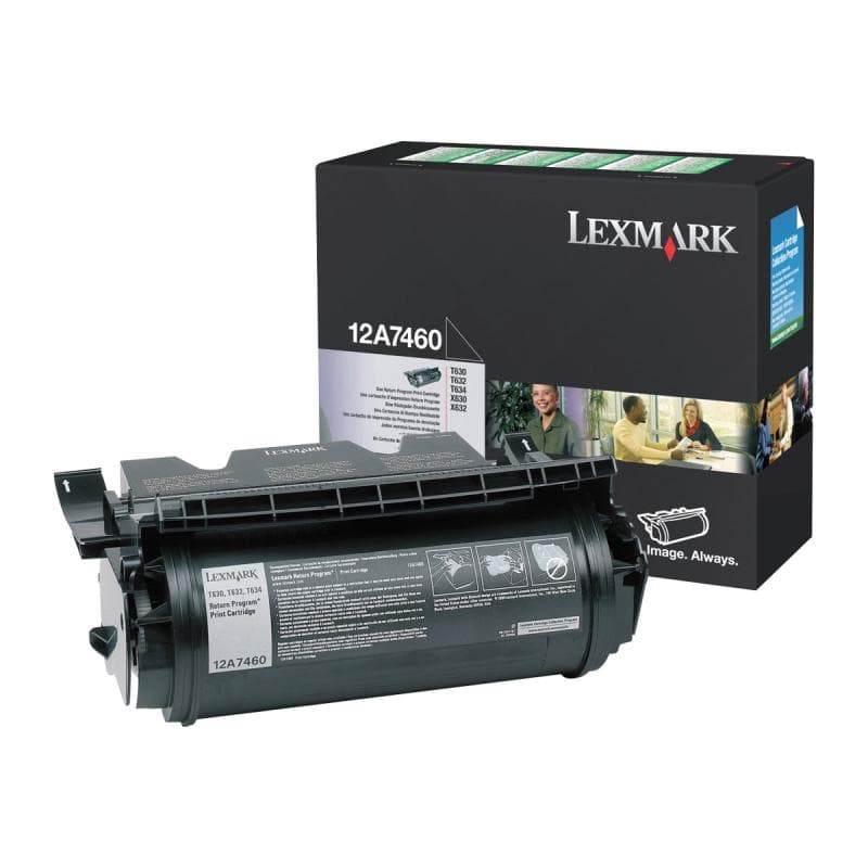 LEXMARK Schwarz Tonerpatrone LRP