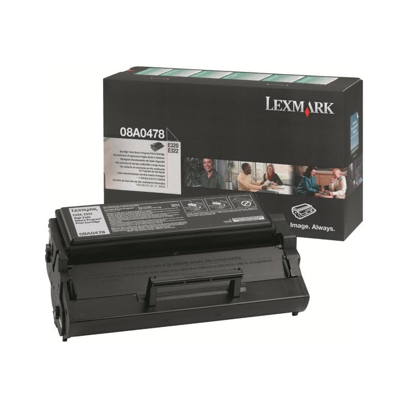LEXMARK Schwarz Tonerpatrone LCCP, LRP
