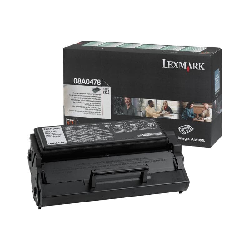 LEXMARK Schwarz Tonerpatrone LCCP, LRP