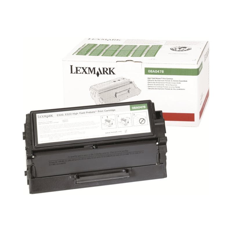 LEXMARK Schwarz Tonerpatrone LCCP, LRP