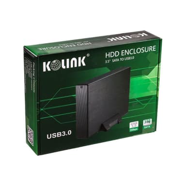 COOLINK Kolink 3.5″  USB 3.0 externes Gehäuse - schwarz (HDSU3U3)