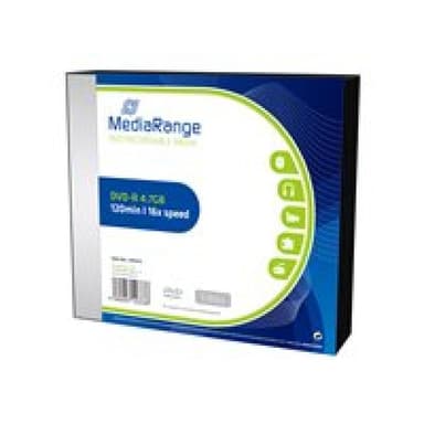 MediaRange DVD-R 16x Slimcase Pack 5