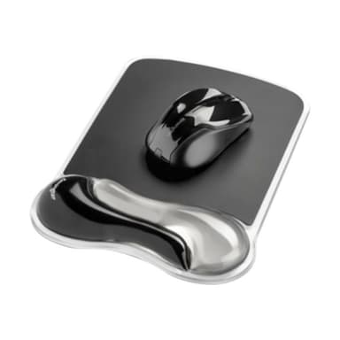 KENSINGTON Duo Gel Auflage f. Maus, rauch/schwarz