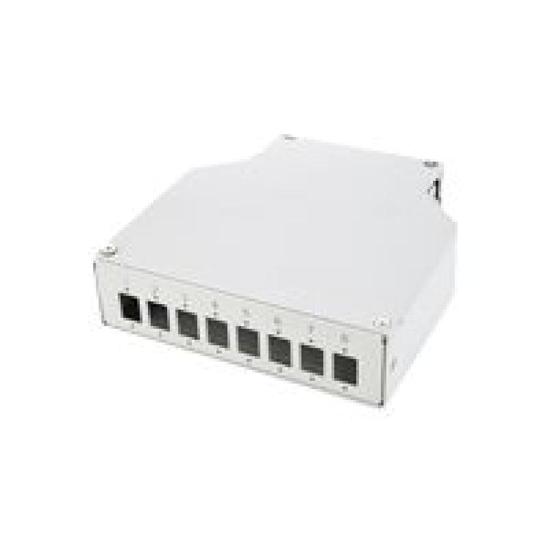 DIGITUS Hutschienen Spleißbox 8 LC/DX