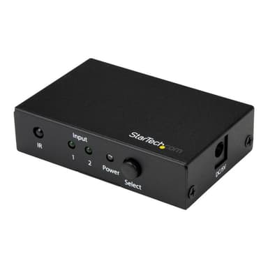 STARTECH.COM 2 Port HDMI Switch - 4K HDMI Switch Box - Ultra HD 4k 60Hz
