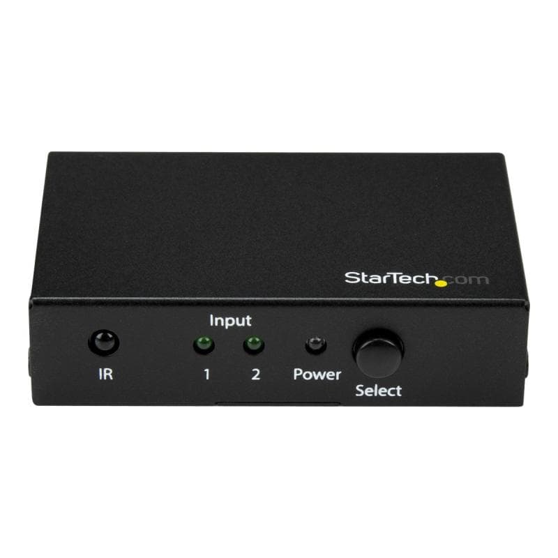 STARTECH.COM 2 Port HDMI Switch - 4K HDMI Switch Box - Ultra HD 4k 60Hz