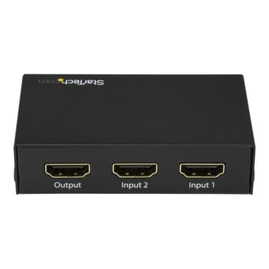 STARTECH.COM 2 Port HDMI Switch - 4K HDMI Switch Box - Ultra HD 4k 60Hz