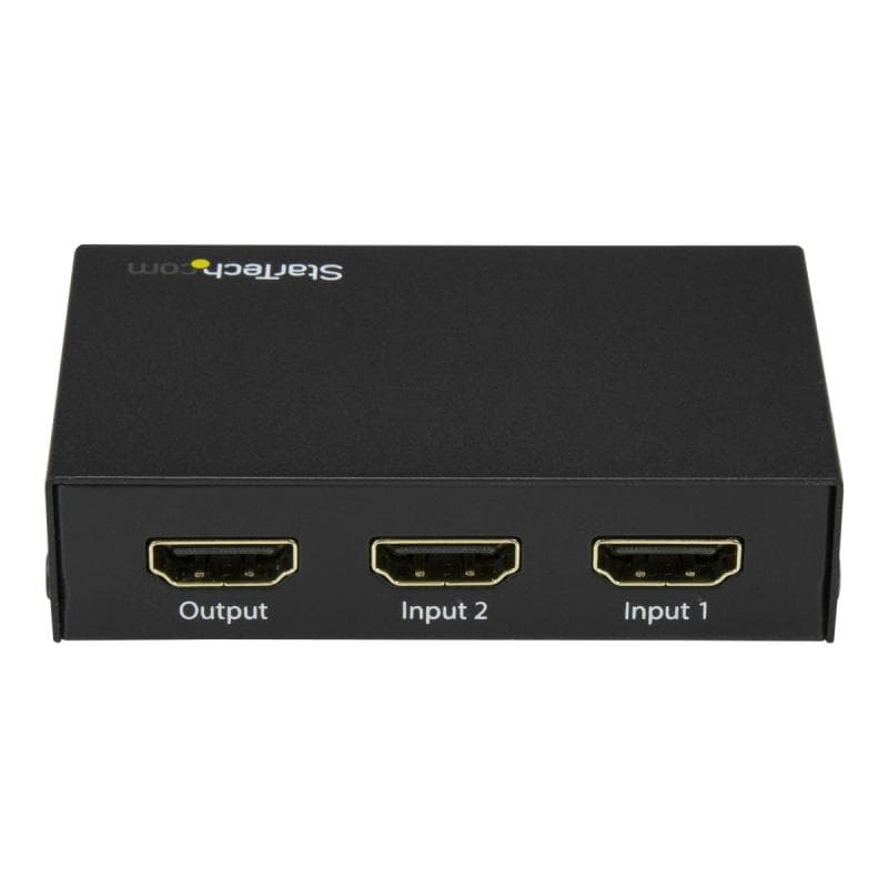 STARTECH.COM 2 Port HDMI Switch - 4K HDMI Switch Box - Ultra HD 4k 60Hz