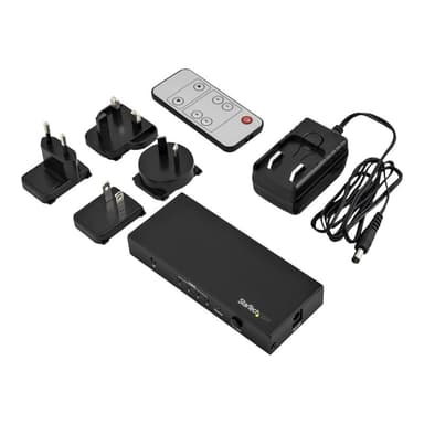 STARTECH.COM 4 Port HDMI Automatic Switch - 4K HDMI Switch Box - Ultra HD 4k 60Hz