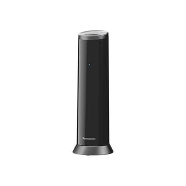 PANASONIC KX-TGK220GB schwarz Schnurlostelefon DECT mit AB (18 Min.) Wecker Freisprechen