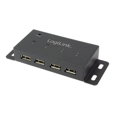LOGILINK UA0141A USB 2.0 Hub, 4-Port, Metall