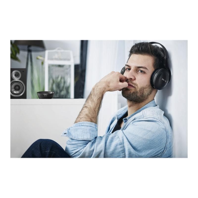 PHILIPS Funk HiFi Kopfhörer SHD8850 Schwarz