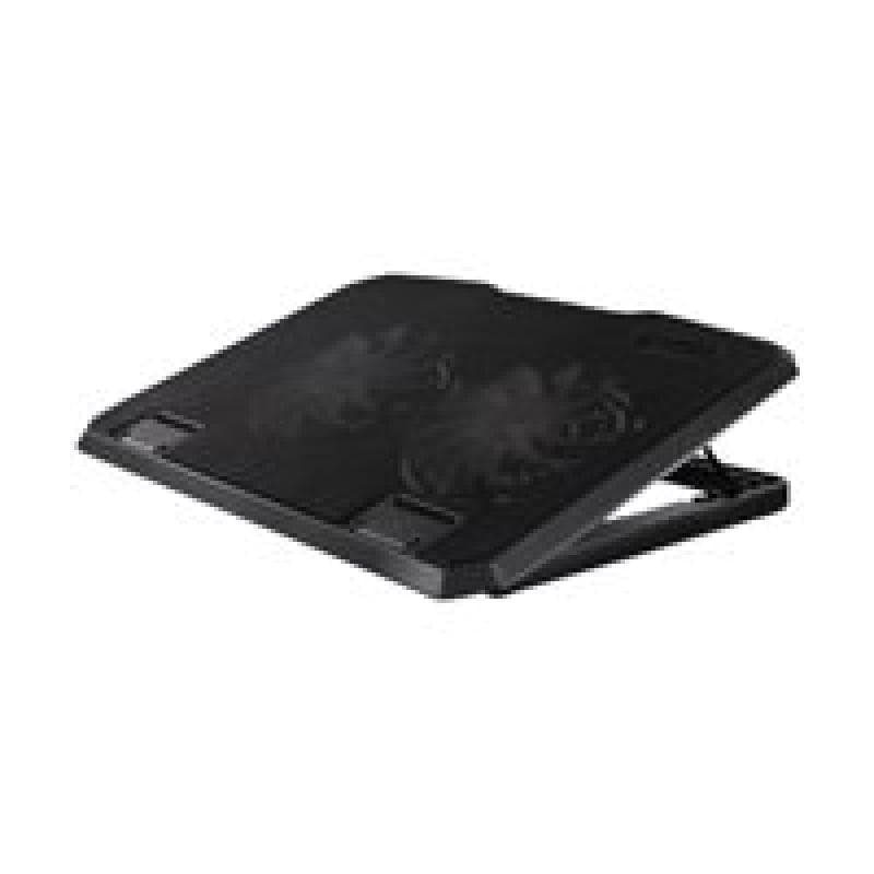 HAMA ″Black″ - Notebookständer mit 2 Lüftern - 39.6 cm ( 15.6″ ) - 140 mm - Schwarz