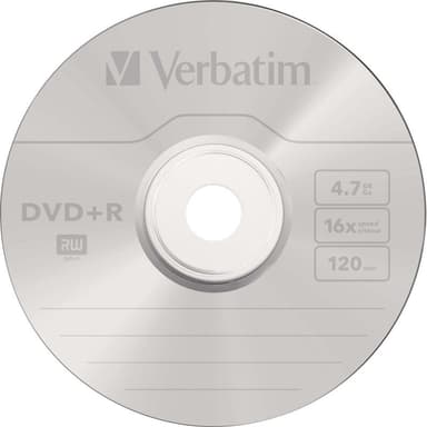 Verbatim DVD+R 4.7GB 16x 25er Spindel
