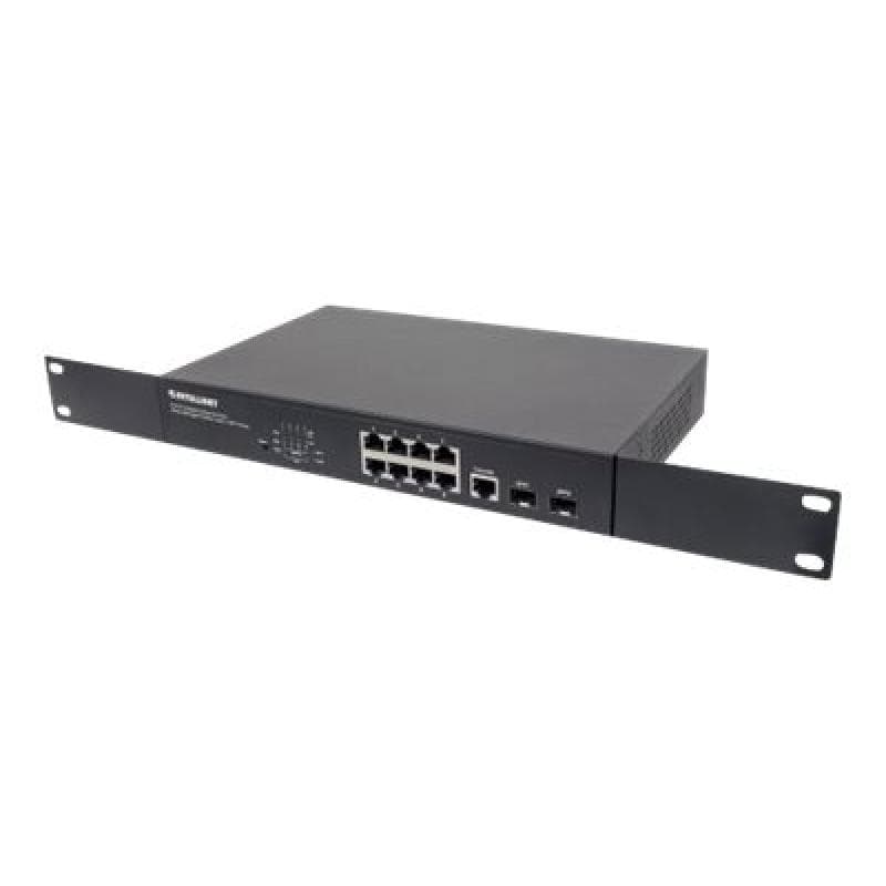 INTELLINET 8-Port Gigabit Ethernet PoE+ Web-Managed Switch