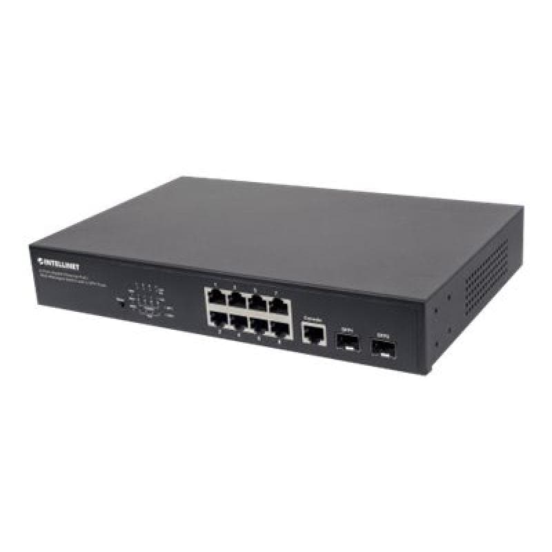 INTELLINET 8-Port Gigabit Ethernet PoE+ Web-Managed Switch