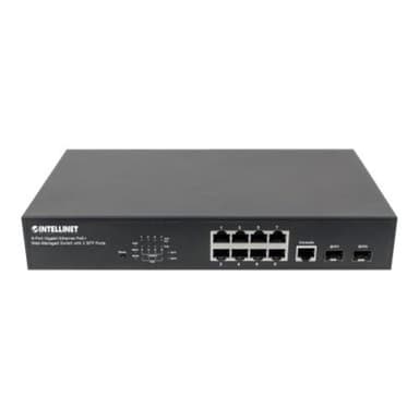 INTELLINET 8-Port Gigabit Ethernet PoE+ Web-Managed Switch