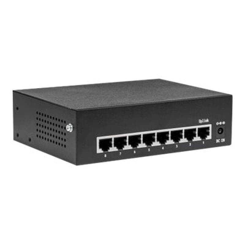 INTELLINET 8-Port Gigabit Ethernet PoE+ Switch