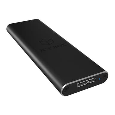 RAIDSONIC ICY BOX IB-183M2 - Externes USB 3.0 Gehaeuse fuer M.2 SATA SSD Datenuebertragungsraten von