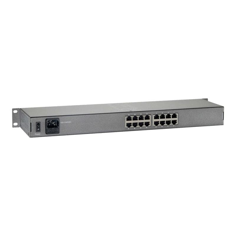 LEVEL ONE LevelOne FEP-1601W120 16-Port Fast Ethernet PoE Switch 120W