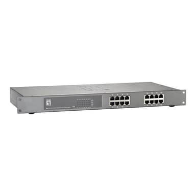 LEVEL ONE LevelOne FEP-1612W150 16-Port Fast Ethernet PoE Switch