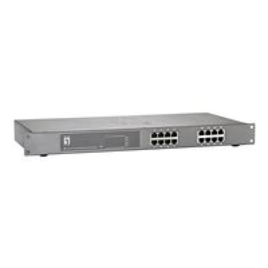 LEVEL ONE LevelOne FEP-1612W150 16-Port Fast Ethernet PoE Switch
