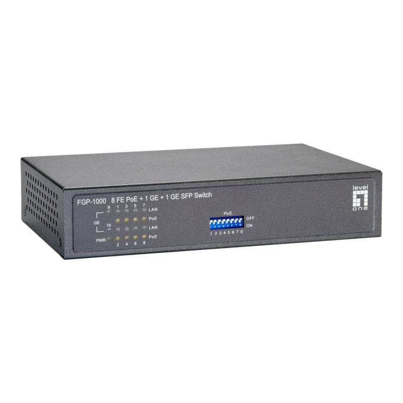 LEVEL ONE LevelOne FGP-1000W90 10-Port Fast Ethernet PoE Switch
