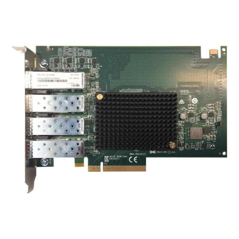 LENOVO ThinkSystem Emulex OCe14104B-NX PCIe 10Gb 4-Port SFP+ Ethernet Adapter