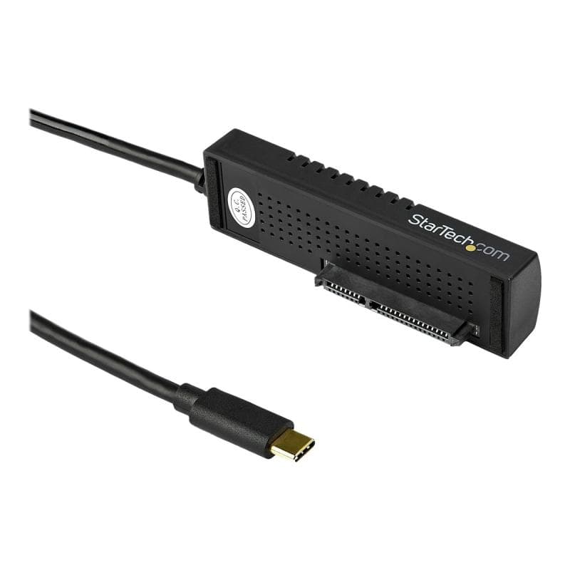STARTECH.COM USB-C auf SATA Adapter Kabel - für 6,35/8,89cm 2,5/3,5zoll SATA SSD/HDD Laufwerke 10Gbi