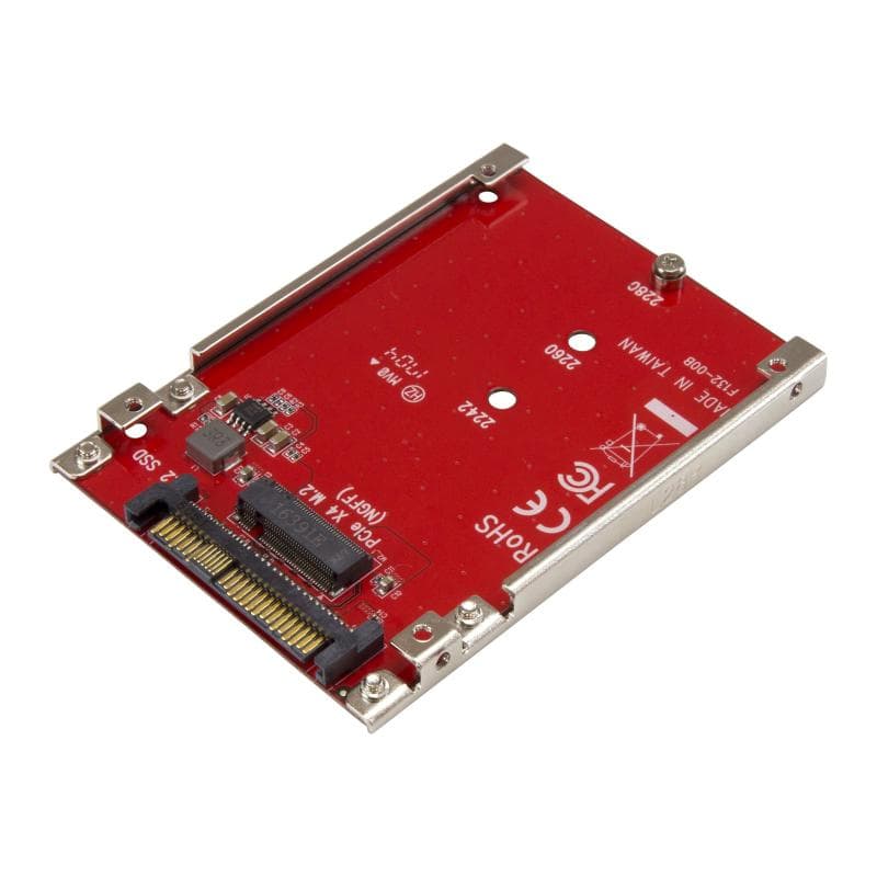 STARTECH.COM M.2 auf U.2 Adapter - für 1xM.2 NVMe SSD-U.2 SFF-8639 Host Interface - SSD M.2 -NVME M.