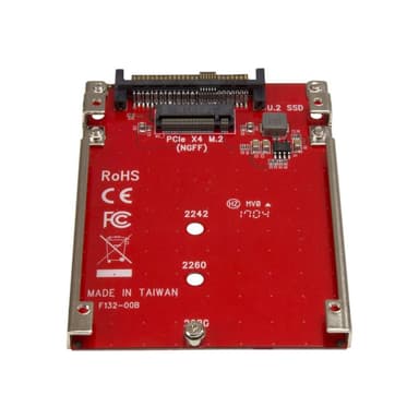 STARTECH.COM M.2 auf U.2 Adapter - für 1xM.2 NVMe SSD-U.2 SFF-8639 Host Interface - SSD M.2 -NVME M.