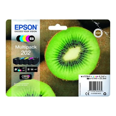 EPSON Multipack 202 5er Pack Schwarz, Gelb, Cyan, Magenta, Photo schwarz Tintenpatrone
