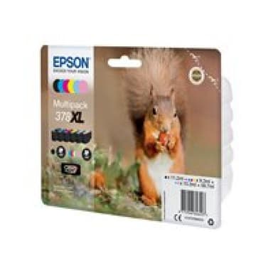 EPSON 378XL Multipack 6er Pack XL Schwarz, Gelb, Cyan, Magenta, hell Magenta, hell Cyan