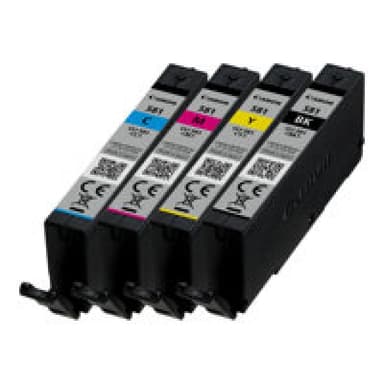 CANON CLI 581 BK/C/M/Y Multi Pack 4er Pack Schwarz, Gelb, Cyan, Magenta Tintenbehälter