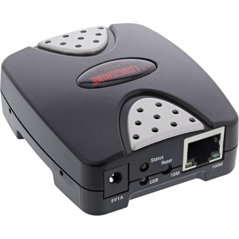 LONGSHINE Printserver 100Mbit 1x USB, LCS-PS101-A