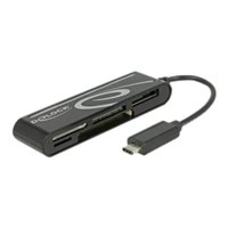 DELOCK USB 2.0 Card Reader USB Type-C Stecker 5 Slots