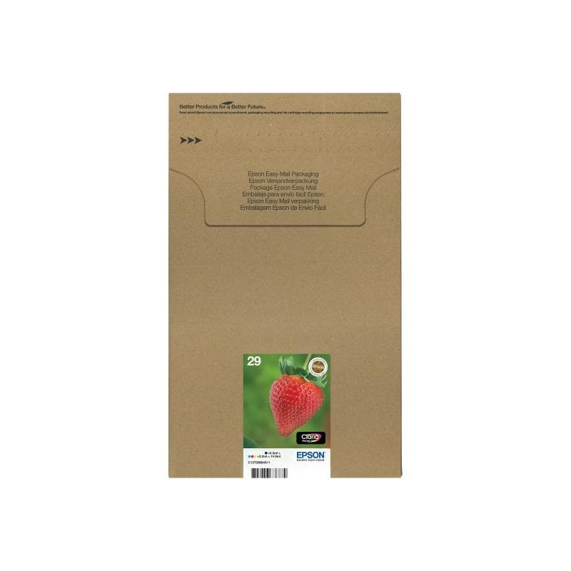 EPSON Multipack 29 EasyMail 4er Pack XL Schwarz, Gelb, Cyan, Magenta Tintenpatrone