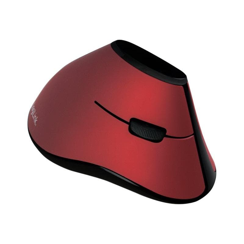 LOGILINK Maus Ergonomisch Vertical 5 Tasten 1000dpi rot