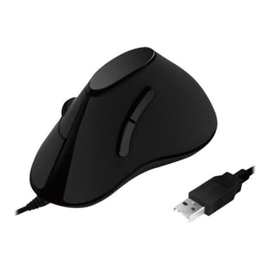 LOGILINK Maus Ergonomisch Vertical 5 Tasten 1000dpi schwarz