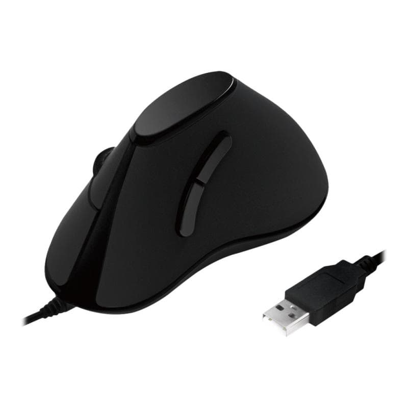 LOGILINK Maus Ergonomisch Vertical 5 Tasten 1000dpi schwarz