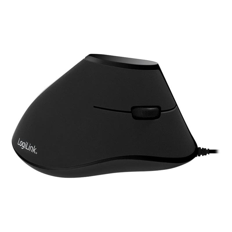 LOGILINK Maus Ergonomisch Vertical 5 Tasten 1000dpi schwarz