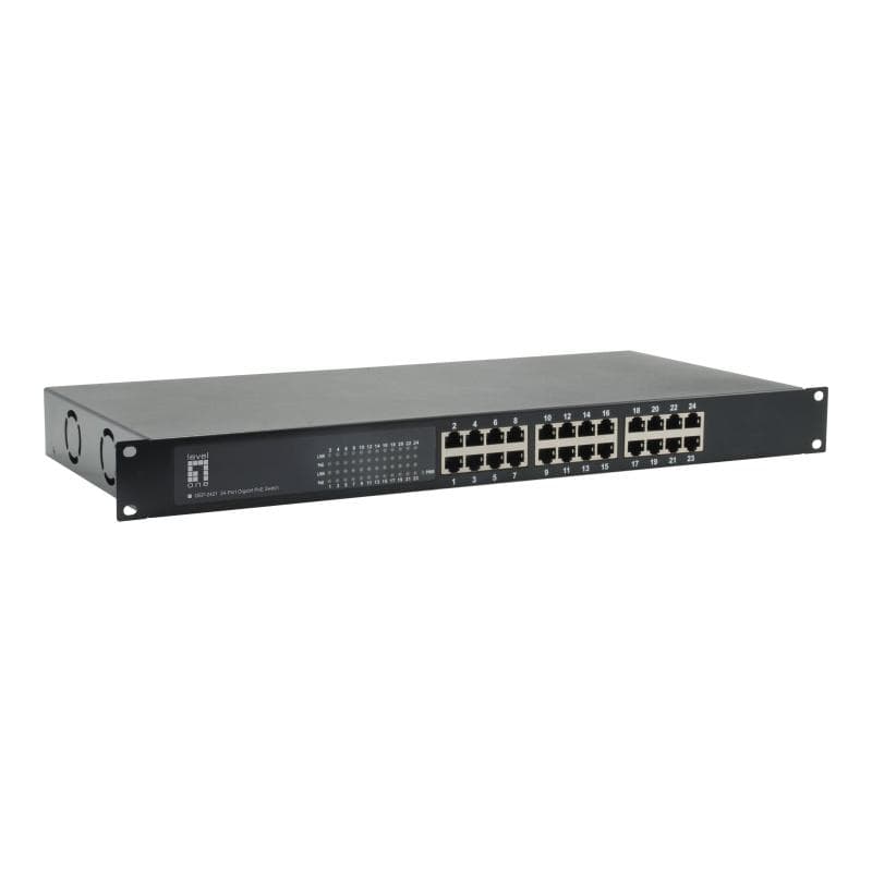 LEVEL ONE LevelOne Switch 48,3cm 24x GEP-2421W500 Gbps 802.3af/at PoE