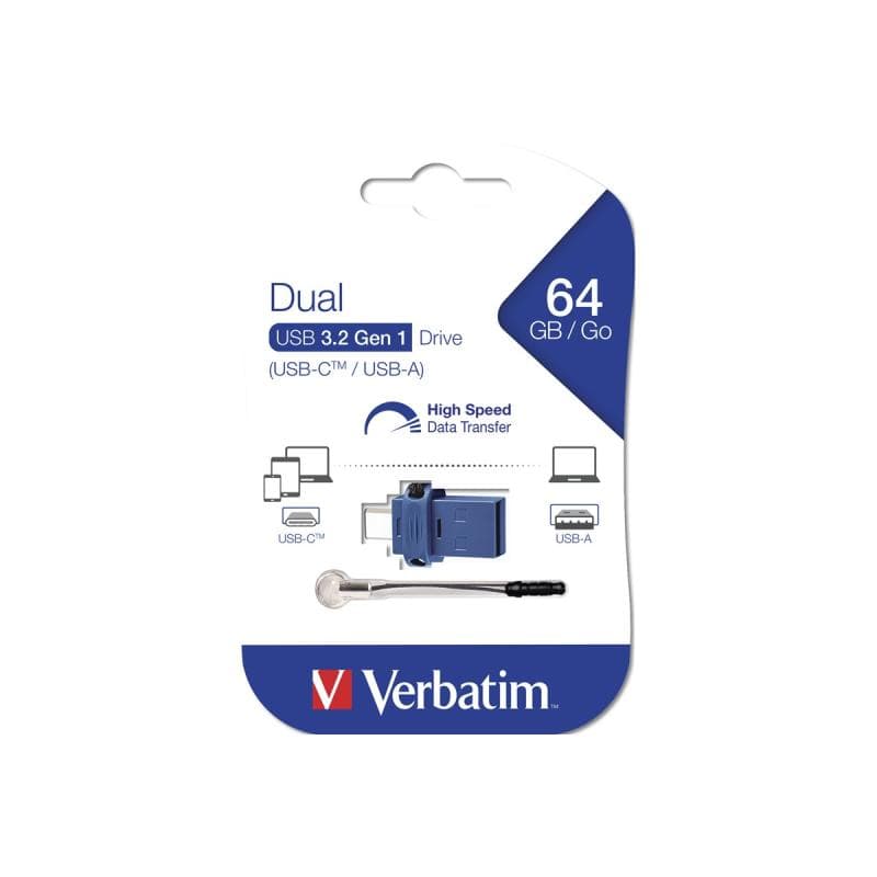VERBATIM STOREN GO DUAL DRIVE USB 3.0