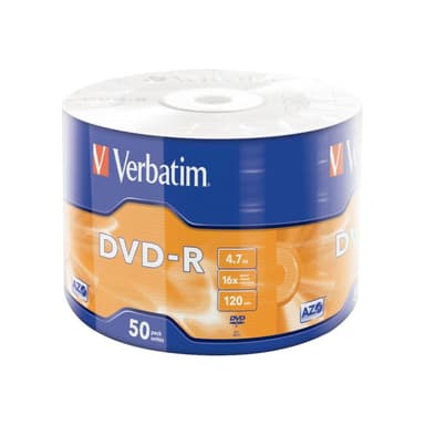 VERBATIM 43788 - 4,7 GB - DVD-R - Mattsilber - Spindel (43788)