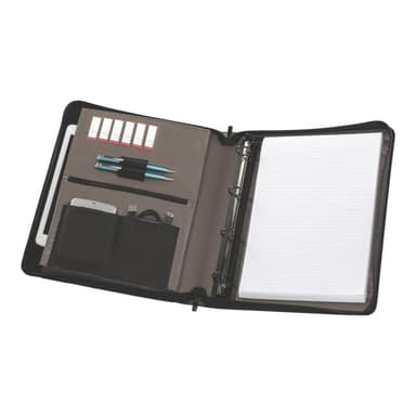 WENGER Affiliate Schreibmappe . Schreibmappe mit Ringbuch, Business Gesprächsmappe, A4, mit Rundum-R