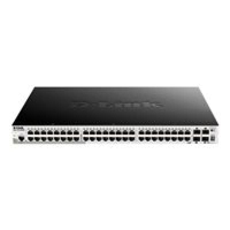 D-LINK 52-Port Smart Managed PoE+ Gigabit Stack Switch 4x 10G